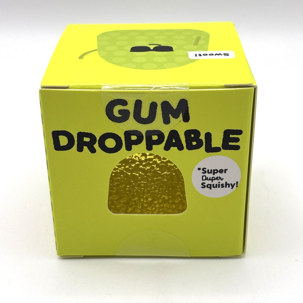 J'adore Gum Droppable Super Duper Squishy Tactile Squeeze Toy Lime Green NIB